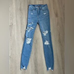 AMERICAN EAGLE
Hi Rise Jegging   Size 000 Regular